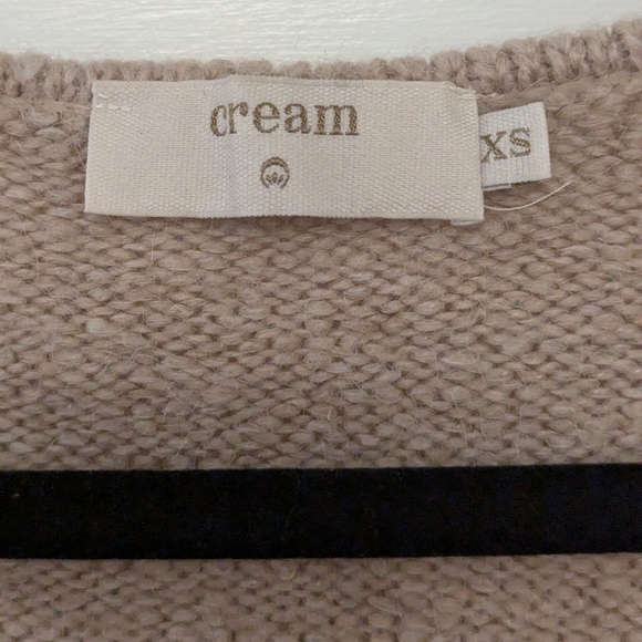 Cream CRHaza Sequins Pullover Knit Sweater - Picture 3 of 8